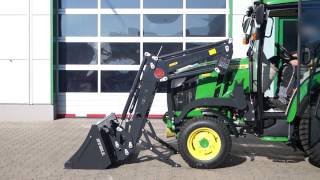 John Deere 3045R mit Stoll Frontlader  Abbau [upl. by Neile]