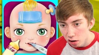 BABY CARE amp BABY HOSPITAL  KIDS GAMES iPhone Gameplay Video [upl. by Bucella]