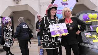 London Pearly Kings and Queens Costermongers Harvest Festival 29092024 Guildhall Yard  London UK [upl. by Zanze]