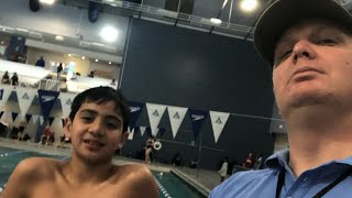 1000yd Freestyle Clips Cesar Ona ESSZ 2024 Age Group Sectionals 03142024 [upl. by Yentnuoc]