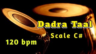 Tabla  Dadra Taal  Scale C  Madhyalaya 120 bpm  Tanpura Pa Sa  HD Quality Sound  Tabla Online [upl. by Theron]