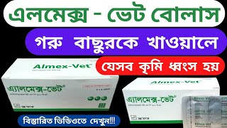 Almex vetএলমেক্স ভেট বোলাস গরু বাছুরকে খাওয়ালে যেসব কৃমি ধ্বংস হয়frkvisiblechannel almexvet [upl. by Grace783]