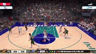 NBA 2k25 BITW Tournament Rd 1 96 Sonics vs 98 Jazz [upl. by Ani]