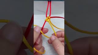 Learn how to tie a flower bracelet for beginners crafting crafts diycrafts [upl. by Ntisuj]