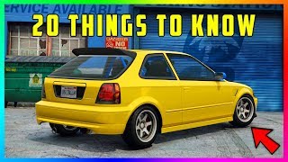 20 Things You NEED To Know Before You Buy In Dinka Blista Kanjo In GTA 5 Online GTA 5 [upl. by Nirret]