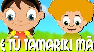 E tū tamariki mā  Maori Song with Lyrics  Waiata tamariki [upl. by Finah]