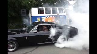 Ford Mustang GT500 Eleanor massive burnout  Bug Biss  Video 2 [upl. by Barhos299]