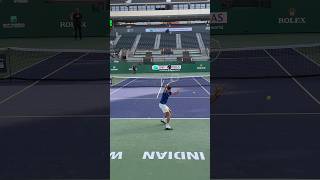 Medvedev vs Tsitsipas practice in an empty Tennis Paradise arena tennis [upl. by Tommi]