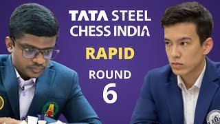 SL Narayanan vs Nodirbek Abdusattorov  Tata Steel India Rapid 2024  Round 6 [upl. by Riccardo97]