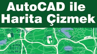 AutoCAD ile Harita Çizimi [upl. by Jarvey]