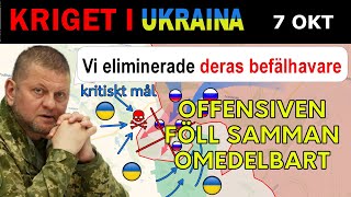 7 Okt BRUTAL FÖRLUST Ukrainska Styrkor ELIMINERAR RYSK ANFALLSSTYRKA  Kriget i Ukraina förklaras [upl. by Fowler252]