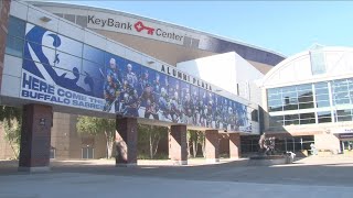 New features at KeyBank Center [upl. by Ahsoyem]