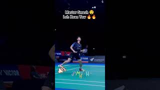 Master Smash 😲 Loh Kean Yew 🔥🔥 badminton bwfworldchampionships badmintonlovers shorts bwf [upl. by Enined]