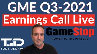 GME Q32021 Earnings Call LIVE Gamestop Earnings Call with Tony Denaro [upl. by Kryska983]