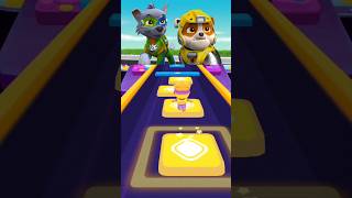 Paw Patrol 🆚 Chase 🆚 Rubble 🆚 Marshall 🎶Tiles Hop EDM Rush pawpatrol pawpatroltoys [upl. by Madden]