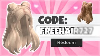 PROMOCODES THAT GIVE YOU FREE HAIR [upl. by Sert]