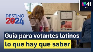 Guía para votantes latinos todo lo que debes saber para ejercer tu derecho al voto [upl. by Ztirf137]