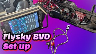 Flysky Enhanced receiver BVD set up [upl. by Einafit]