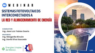 Sistemas fotovoltaicos interconectados a la red y almacenamiento de energía [upl. by Solracesoj]