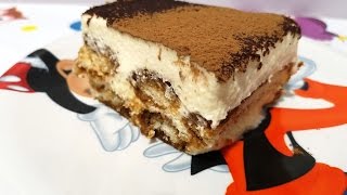 Tiramisú De Mascarpone Italiano [upl. by Shellans]