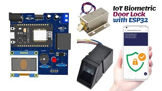 IoT Biometric Door Lock with R307 Fingerprint Sensor amp ESP32 [upl. by Lletniuq]