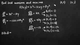 Local extrema and saddle points of a multivariable function KristaKingMath [upl. by Kinson]