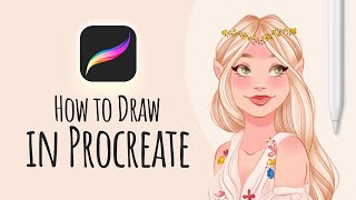 How to Draw in Procreate  Beginners Guide [upl. by Rivard]