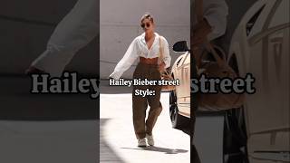 Hailey Bieber street style ✨shorts shortvideo trending youtubeshorts viralvideo fyp [upl. by Perni9]