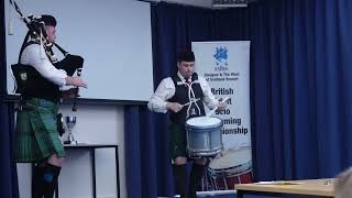 Daniel Mulcahy  Qualifier  RSPBA Adult British Solo Drumming Championships 2024 [upl. by Armando]