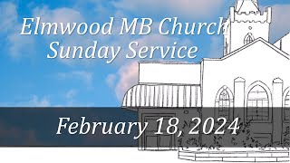 Elmwood MB Church Sunday morning worship service [upl. by Ortrud]