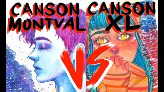 CANSON MONTVAL VS CANSON XL [upl. by Rimhsak296]