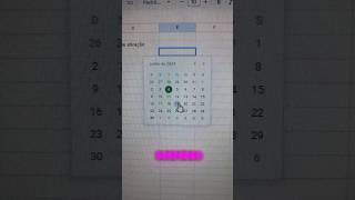 Menu data suspenso calendário 📆 Google planilhas validação de dados tipo data [upl. by Peckham474]