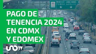 Pago de tenencia 2024 en CDMX y Edomex exentos y todo lo que debes saber del trámite [upl. by Ramsay1]