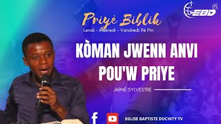 KÒMAN JWENN ANVI POUW PRIYE ● PRIYÈ BIBLIK 01 NOV 2024 ● ÉV WOODY JEAN BAPTISTE [upl. by Suilienroc]