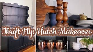 DINING ROOM MAKEOVER  Ep 1 Hutch Makeover  AT HOME WITH SHUSHANA [upl. by Etnohc215]