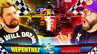 NEW SERIES Nick28T vs NEPENTHEZ What teams do we pick  F1 2021 CAREER Season 1 Bahrain [upl. by Enaud]