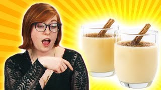 Irish People Play Alcoholic Eggnog Roulette [upl. by Inohtna60]