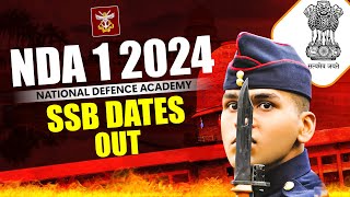 NDA 153 SSB Interview Date Selection Link is Open Now  NDA 1 2024 SSB Interview Dates amp Centre Out [upl. by Atikaj]