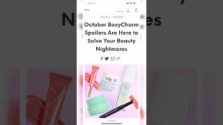 OFFICIAL SPOILERS OCTOBER 2024 BOXYCHARM BY IPSY • Sneak Peeks  Viruzzzka [upl. by Gale784]