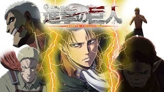 Attack on Titan Season 3 OST Levi VS Reiner Beast Titan Appears [upl. by Clough]