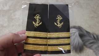 CaptainsGearcom Epaulet Unboxing [upl. by Stu]