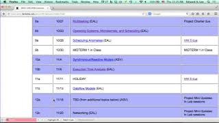 Lecture 18  Scheduling Anomalies [upl. by Odlabu]