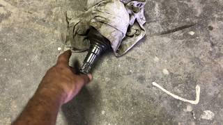 How to Fix a CV Axle Joint That Wont go Back in Solved [upl. by Kasevich]