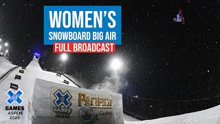 Pacifico Women’s Snowboard Big Air FULL COMPETITION  X Games Aspen 2023 [upl. by Genovera126]