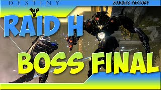 DESTINY RAID HARD  2 Strat Atheon BOSS FINAL [upl. by Okim]