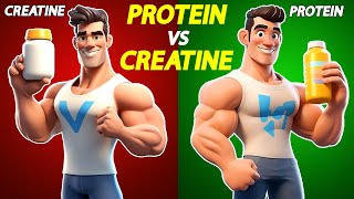 Protein Powder vs Creatine Only Video You Need [upl. by Sudoeht]