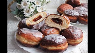 NAJLEPSZE DOMOWE PĄCZKI pączki cake donuts [upl. by Ahseinek590]