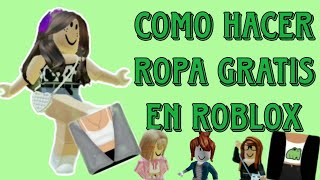 COMO HACER ROPA EN ROBLOX GRATIS TShirts ChocoLayla [upl. by Mullac]