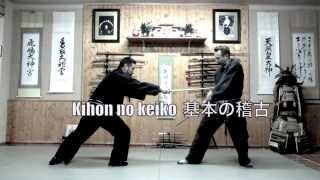 Bujinkan Battojutsu 武神館抜刀術 Kenjutsu Iaijutsu and Tameshi kiri [upl. by Arne]