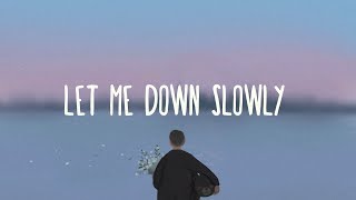 Alec Benjamin  Let Me Down Slowly Lyrics ft Alessia Cara [upl. by Esela]